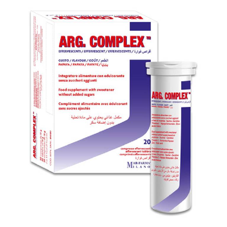 ARG COMPLEX 20CPR EFFERV ARG COMPLEX 20CPR EFFERV