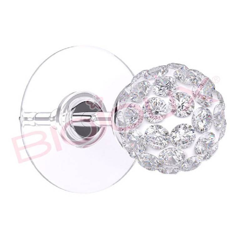 BJT0050 ORECCHINI SFERA CRY SS