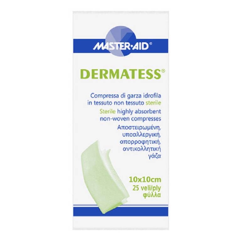 DERMATESS GARZA TNT 10X10 25PZ