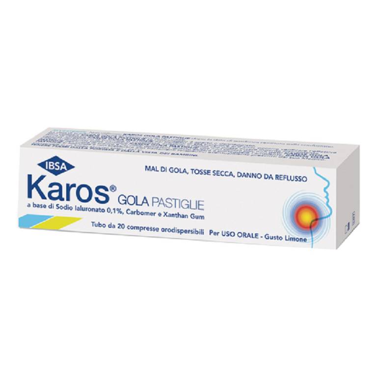 KAROS GOLA PASTIGLIE 20PAST KAROS GOLA PASTIGLIE 20PAST