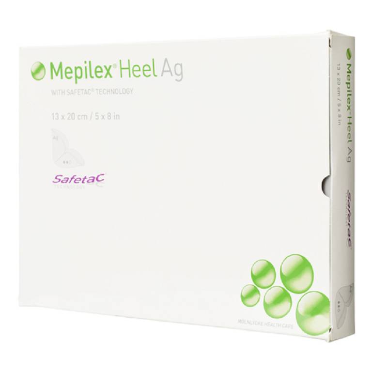MEPILEX HEEL AG MED 13X20CM 5P