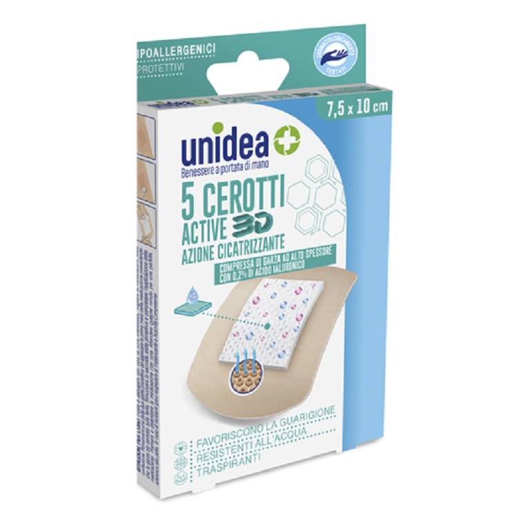 UNIDEA CER CICATR 7,5X10CM 5PZ