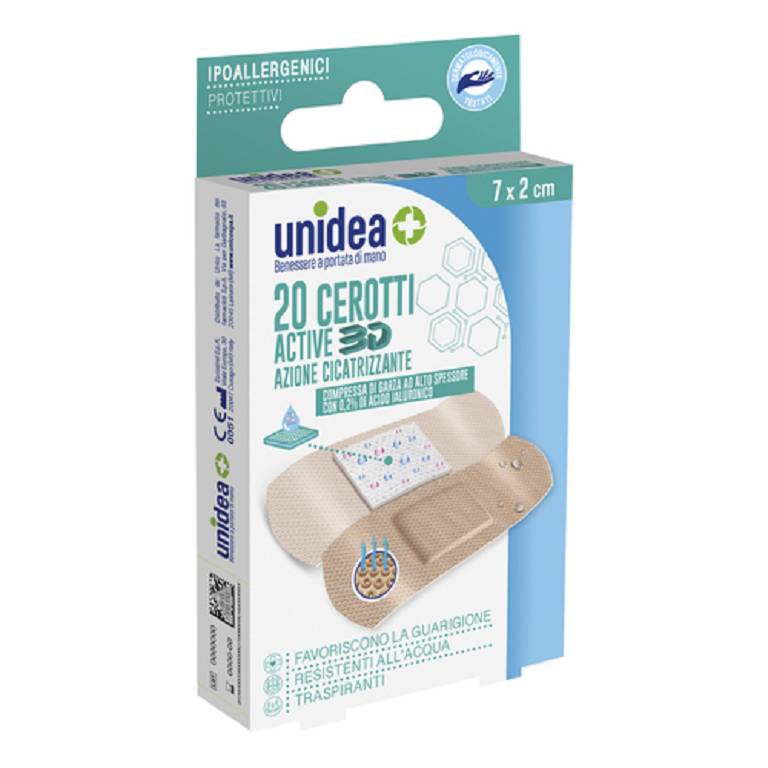 UNIDEA CER CICATR MEDI 7X2 20P
