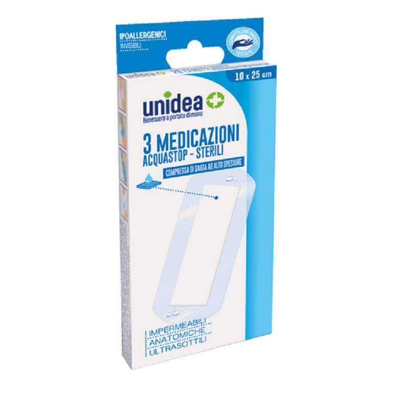 UNIDEA MEDIC IMP 10X25CM 3PZ